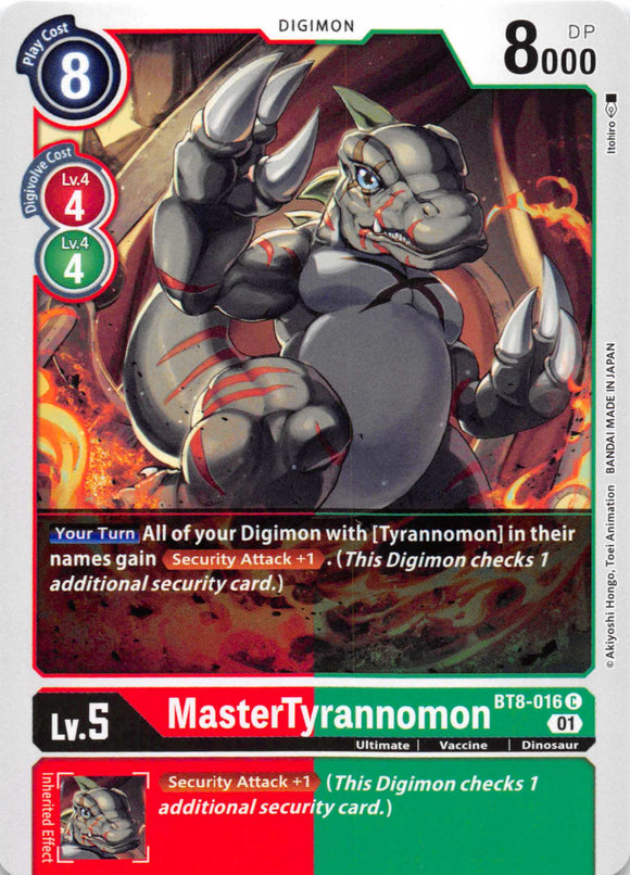 MasterTyrannomon [BT8-016] [New Awakening] Normal