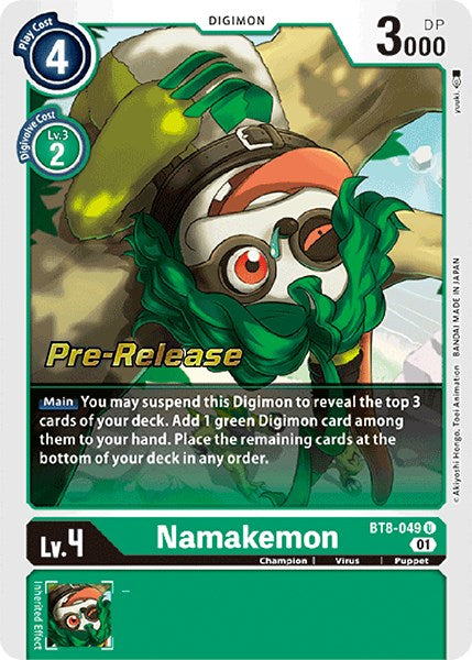 Namakemon [BT8-049] [New Awakening Pre-Release Cards] Normal