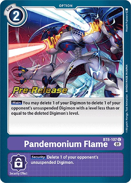 Pandemonium Flame [BT8-107] [New Awakening Pre-Release Cards] Normal