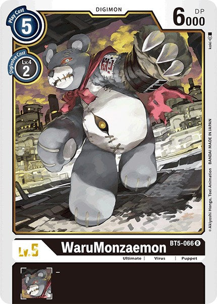 WaruMonzaemon (Demo Deck Exclusive) [BT5-066] [Battle of Omni] Normal
