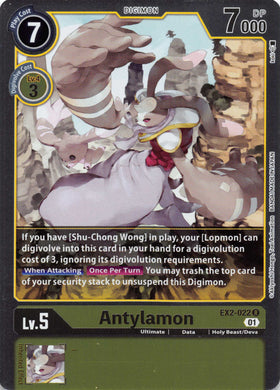 Antylamon [EX2-022] [Digital Hazard] Foil
