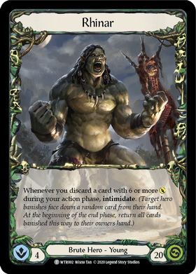 Rhinar // Rhinar, Reckless Rampage [U-WTR002 // U-WTR001] Unlimited Normal - Duel Kingdom