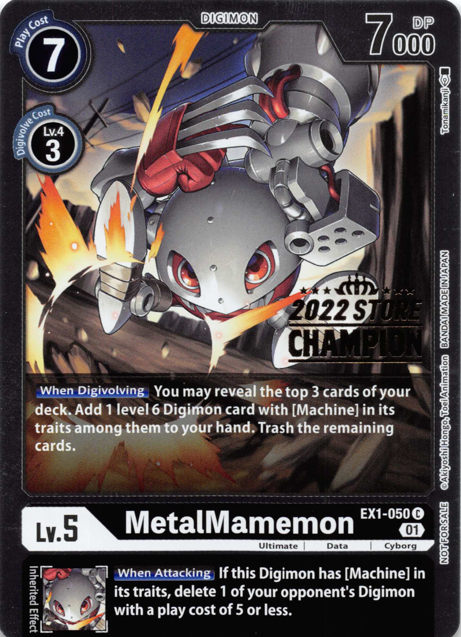 MetalMamemon (2022 Store Champion) [EX1-050] [Classic Collection] Foil