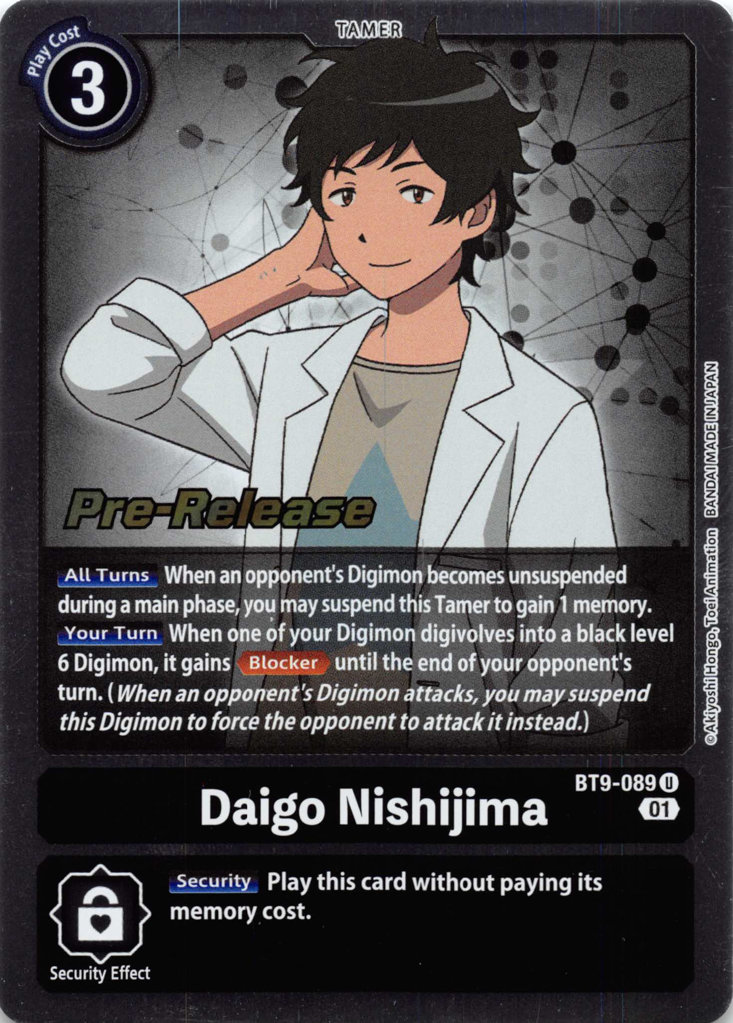 Daigo Nishijima [BT9-089] [X Record Pre-Release Cards] Foil