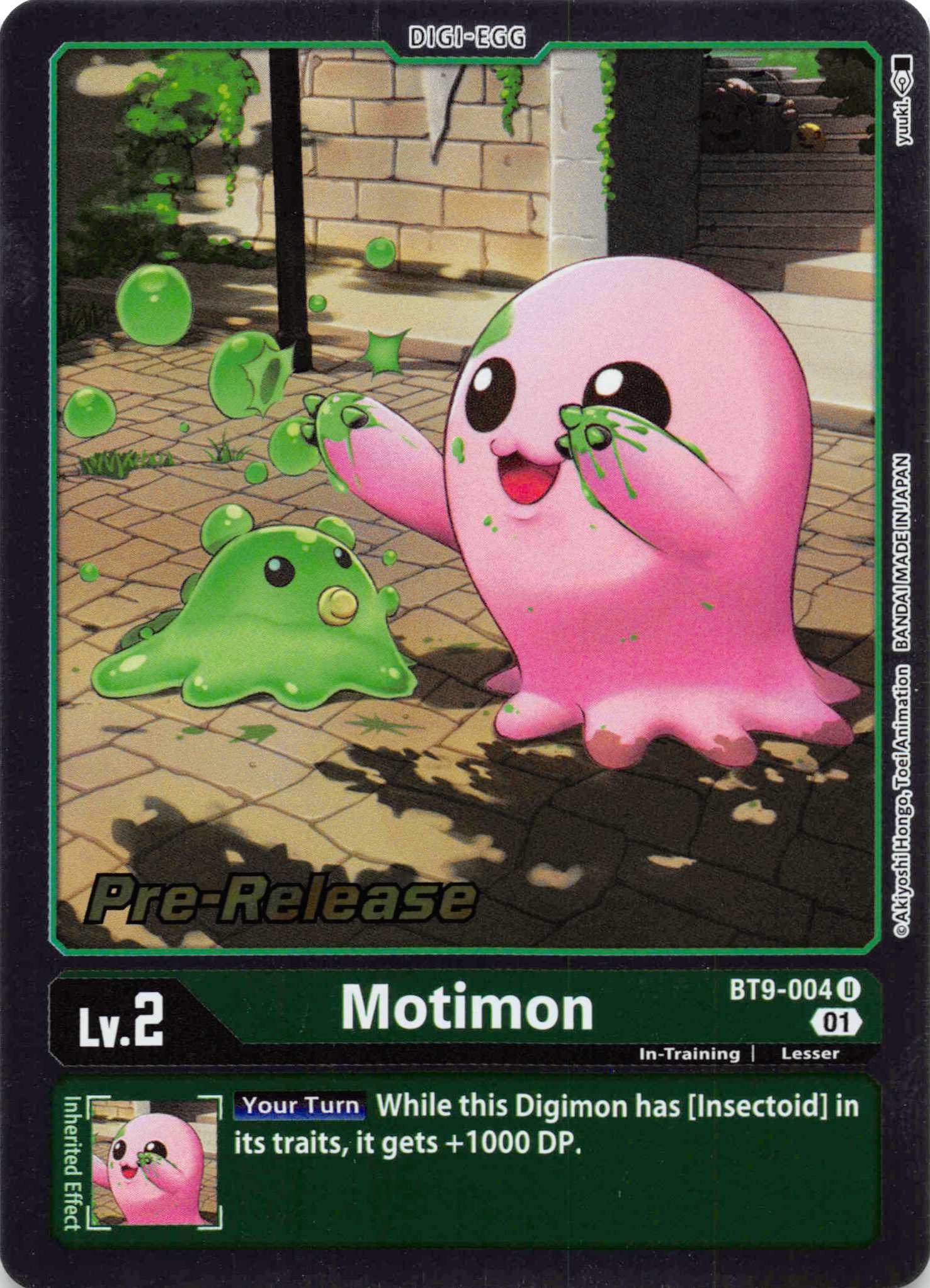 Motimon [BT9-004] [X Record Pre-Release Cards] Foil