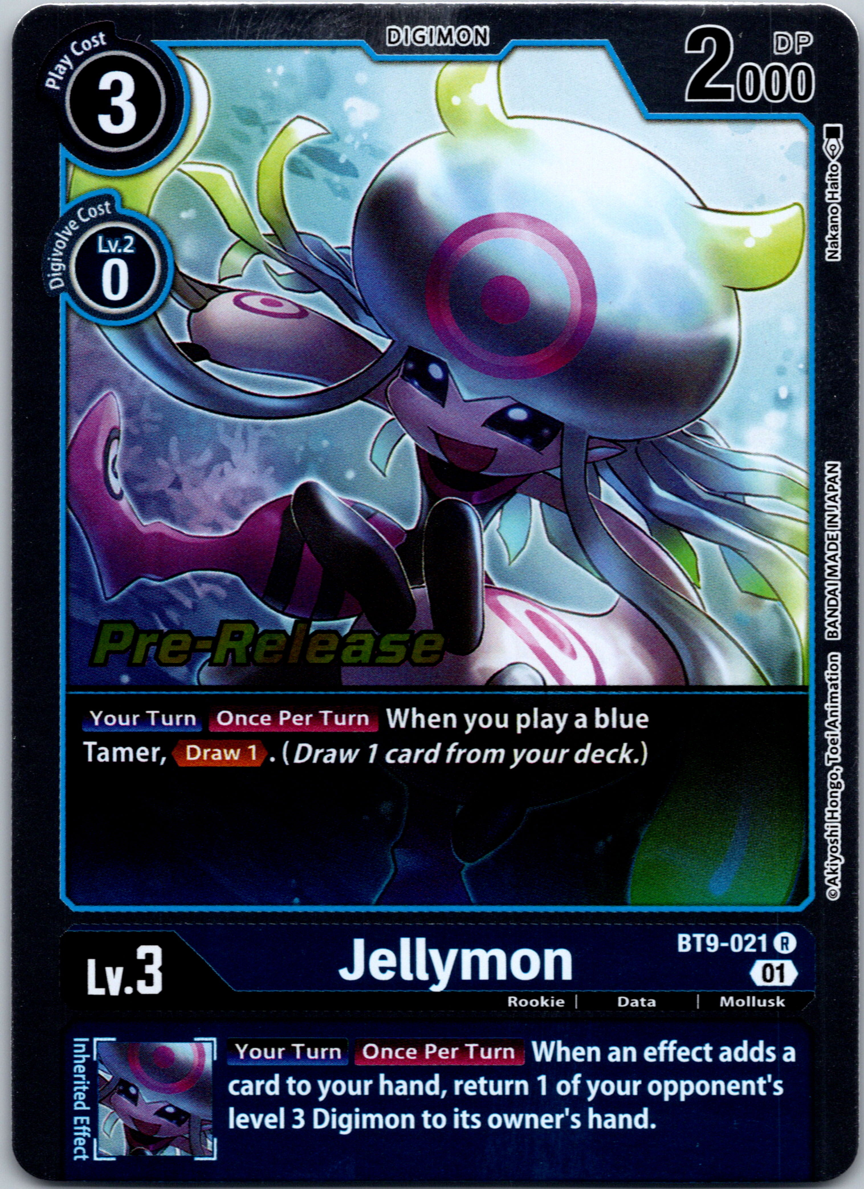 Jellymon [BT9-021] [X Record Pre-Release Cards] Foil