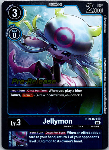 Jellymon [BT9-021] [X Record Pre-Release Cards] Foil