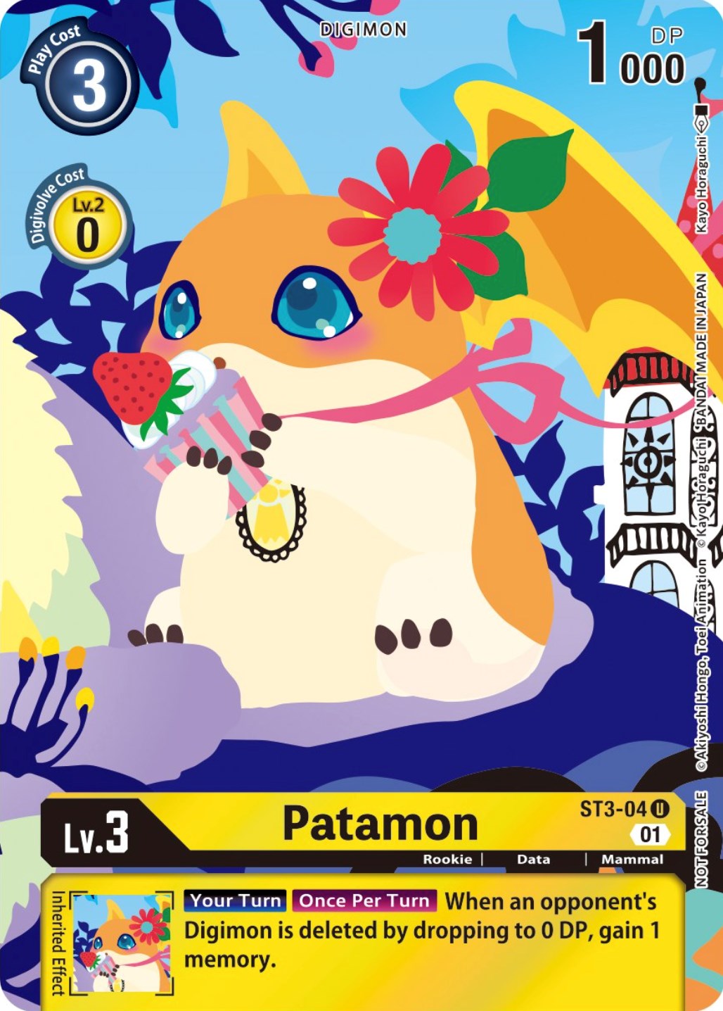 Patamon (Tamer's Card Set 2 Floral Fun) [ST3-04-U] [Starter Deck 03: Heaven's Yellow] Normal