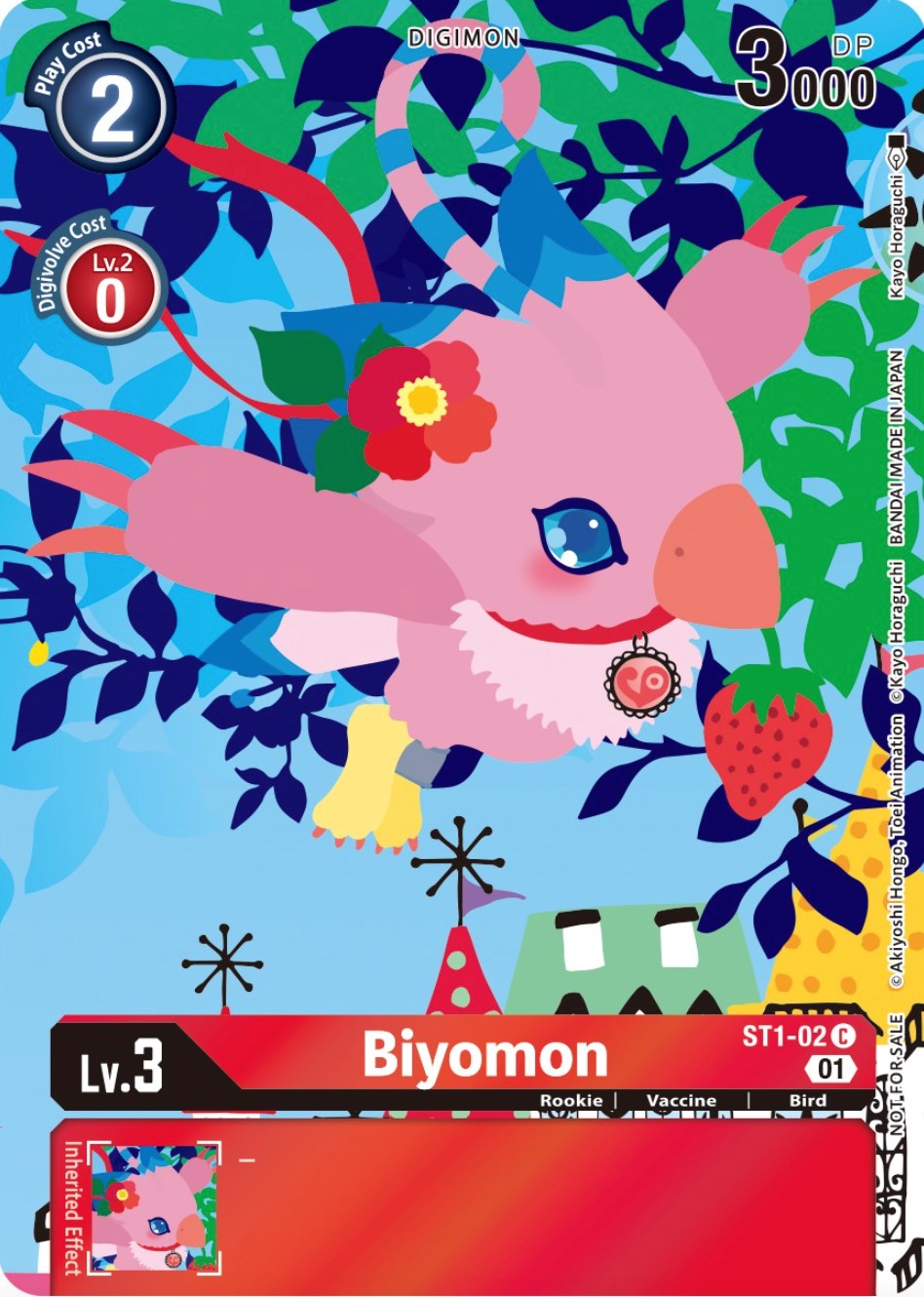 Biyomon (Tamer's Card Set 2 Floral Fun) [ST1-02-C] [Starter Deck 01: Gaia Red] Foil