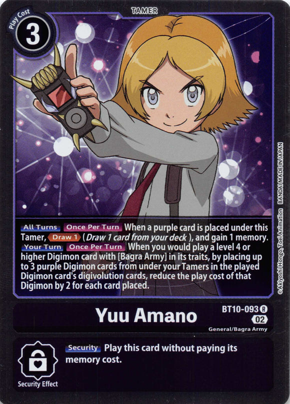 Yuu Amano [BT10-093] [Xros Encounter] Foil