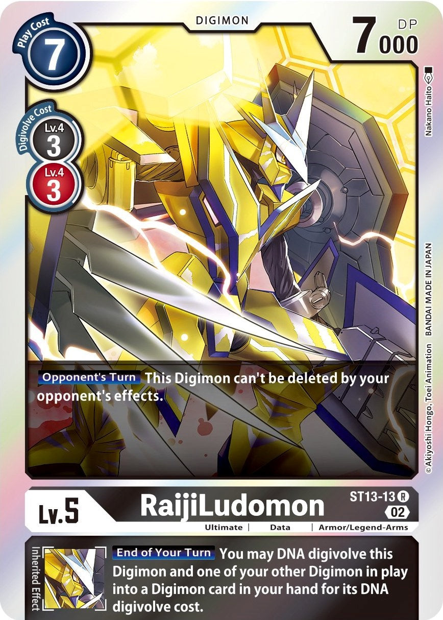 RaijiLudomon [ST13-13] [Starter Deck 13: Ragnaloardmon] Foil