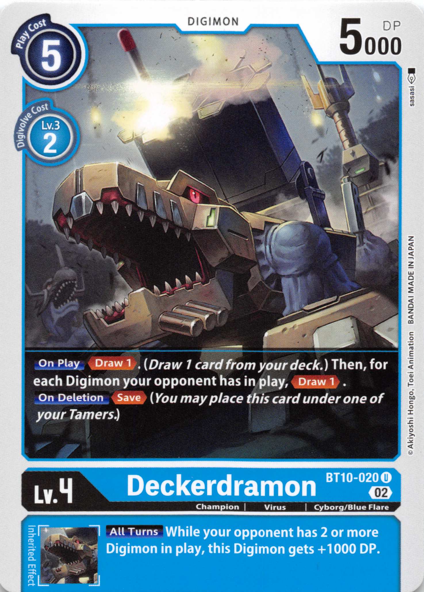 Deckerdramon [BT10-020] [Xros Encounter] Normal