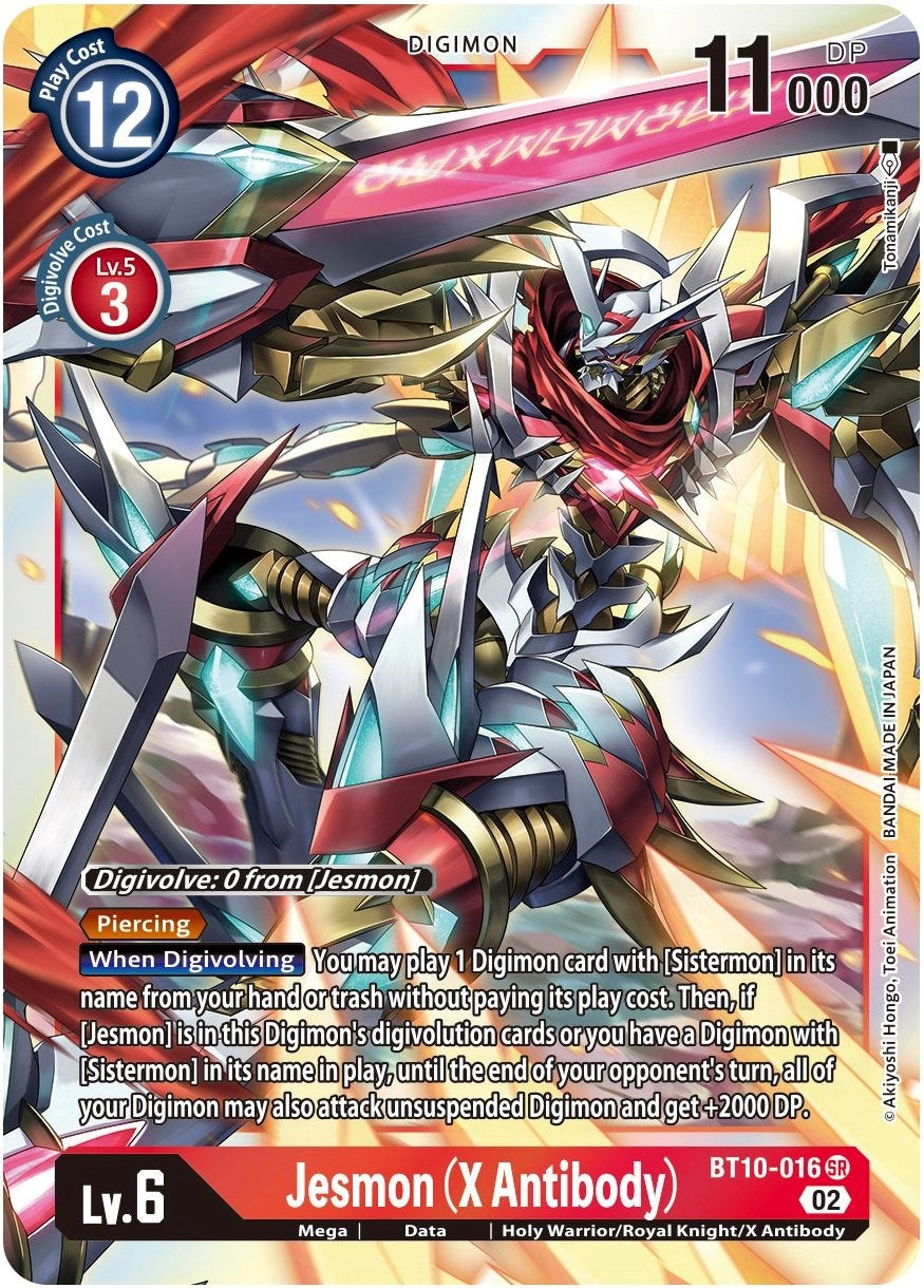 Jesmon (X Antibody) [BT10-016] [Xros Encounter] Foil