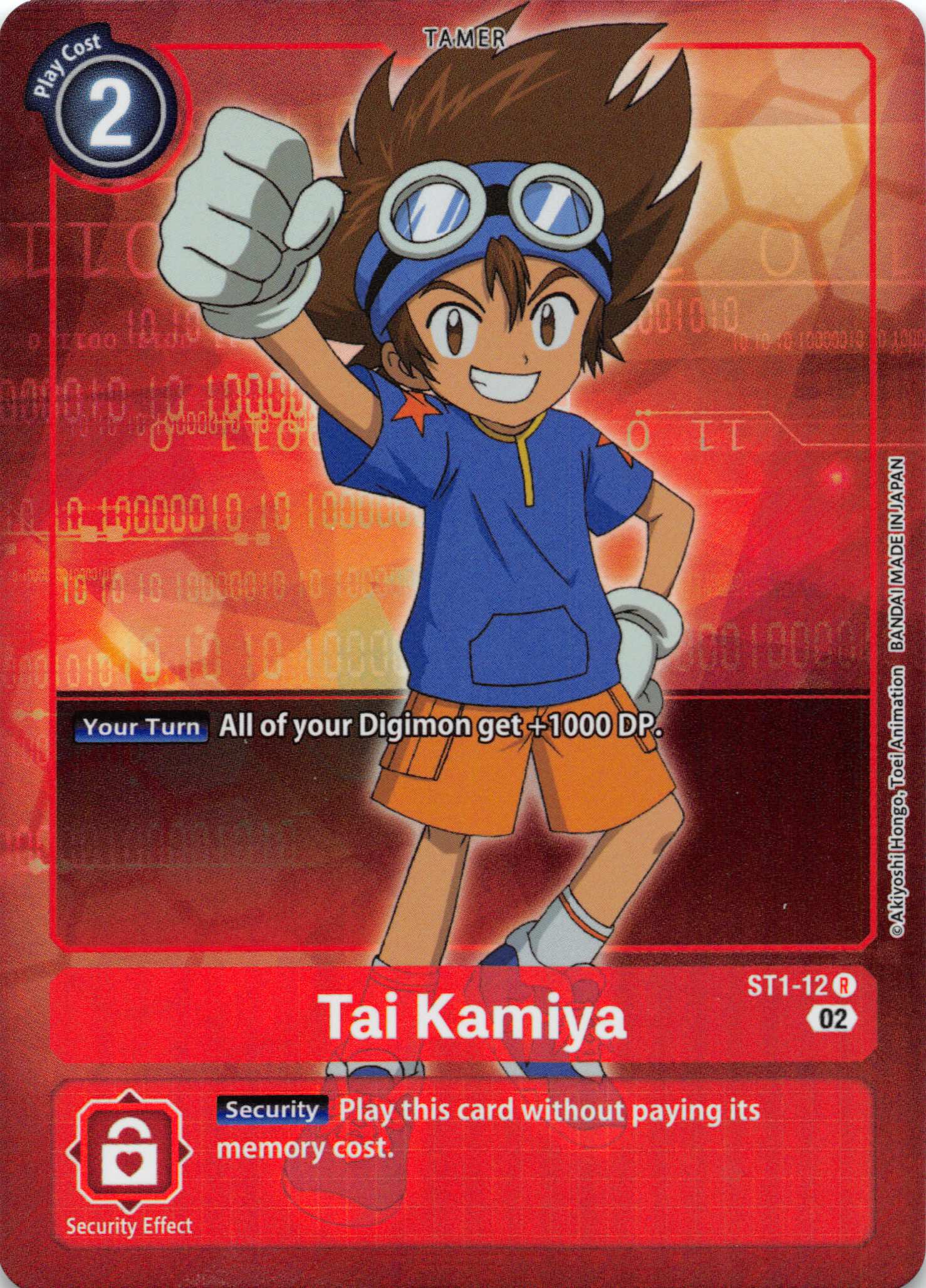 Tai Kamiya (Alternate Art) [ST1-12] [Starter Deck 12: Jesmon] Foil