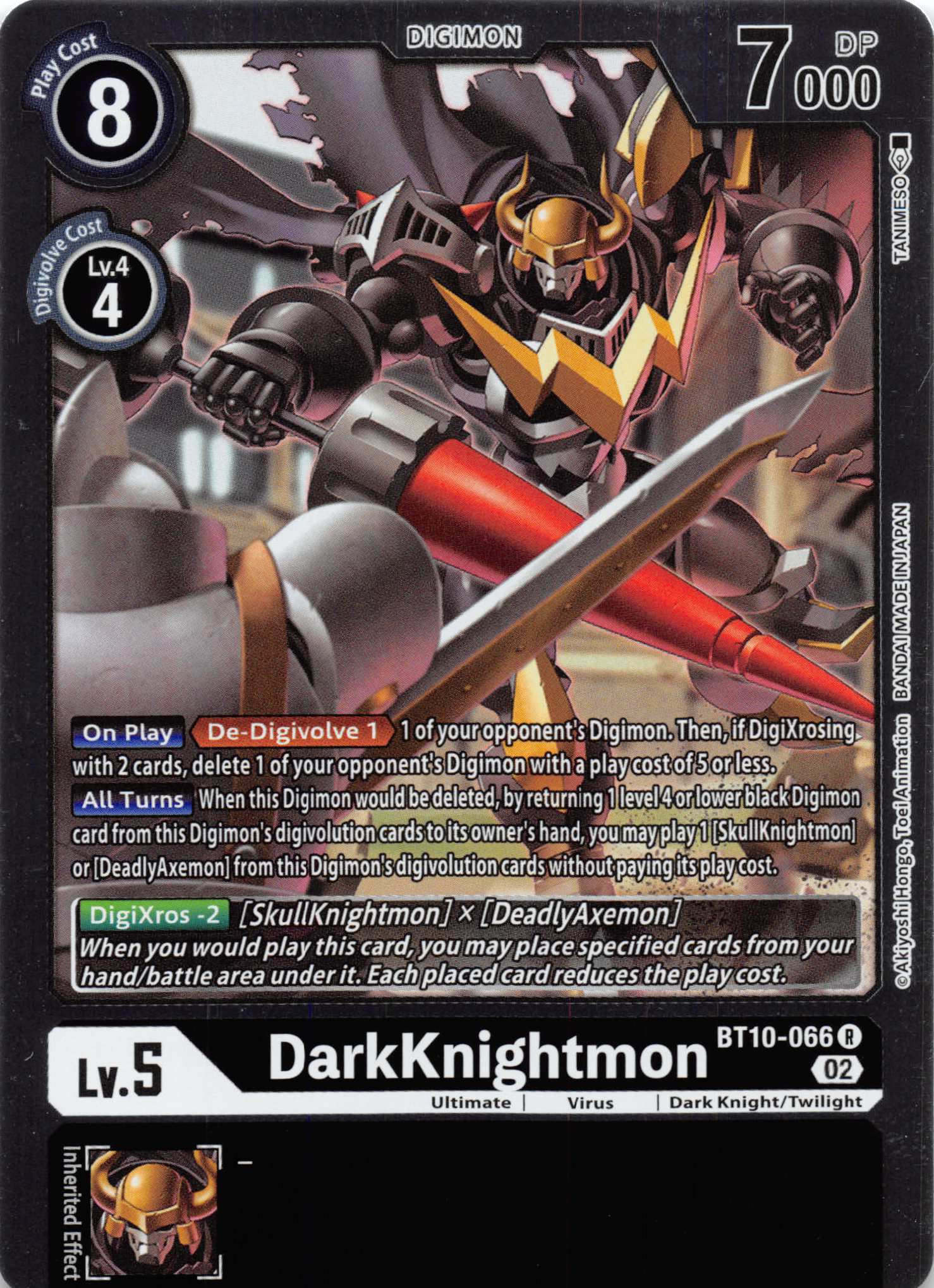 DarkKnightmon [BT10-066] [Xros Encounter] Foil