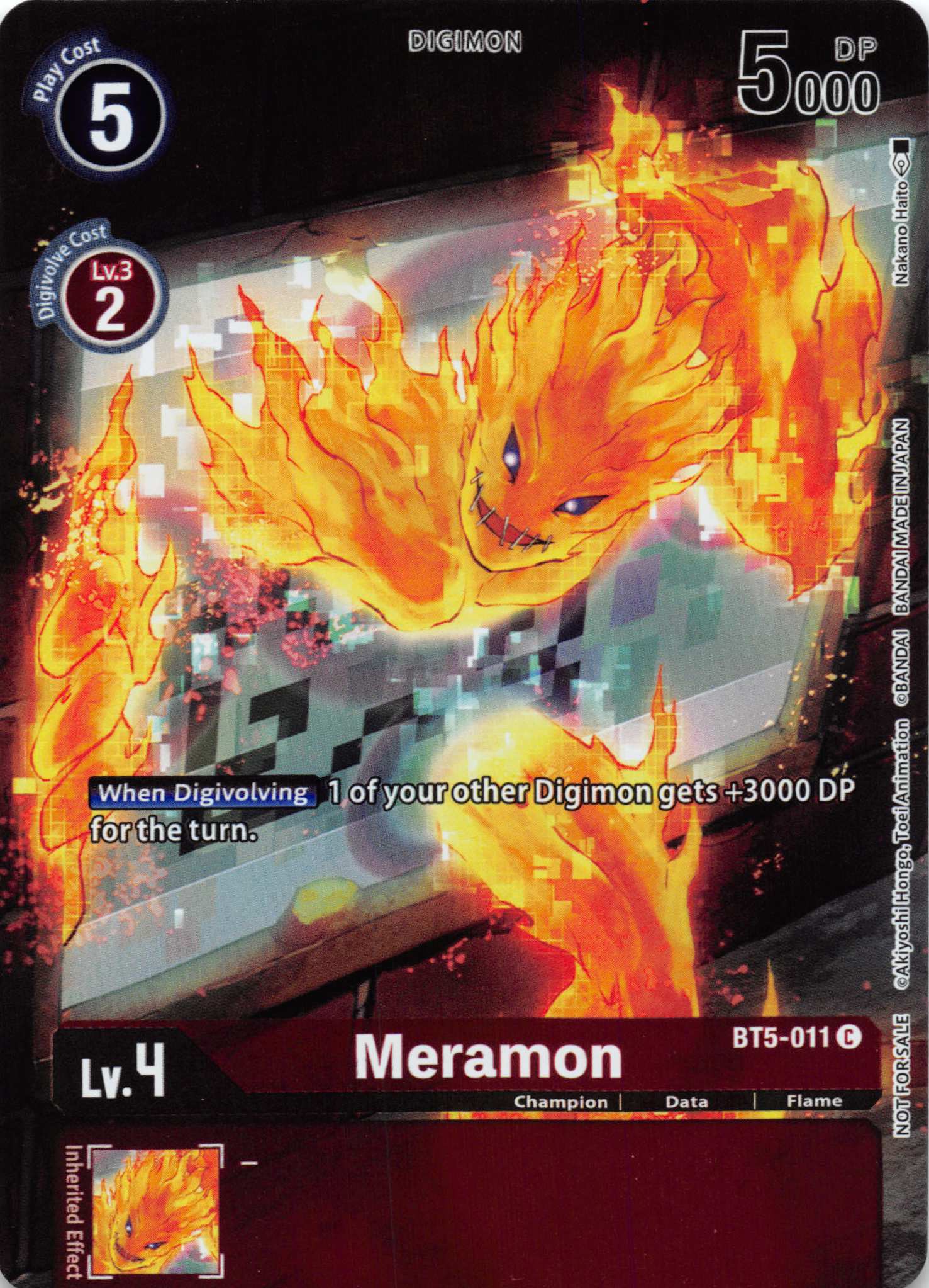 Meramon (25th Special Memorial Pack) [BT5-011] [Battle of Omni] Foil