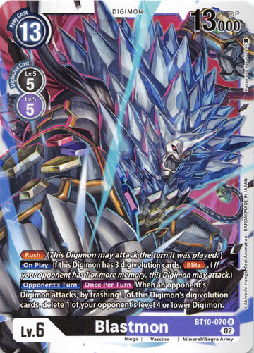 Blastmon [BT10-070] [Xros Encounter] Normal