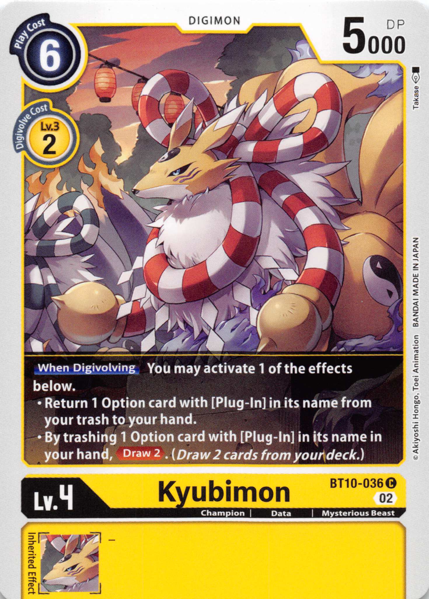 Kyubimon [BT10-036] [Xros Encounter] Normal