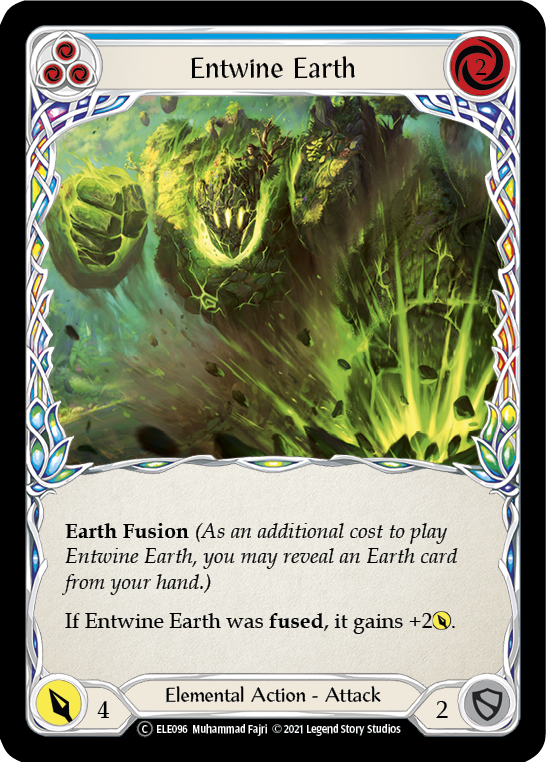 Entwine Earth (Blue) [U-ELE096] Unlimited Normal - Duel Kingdom
