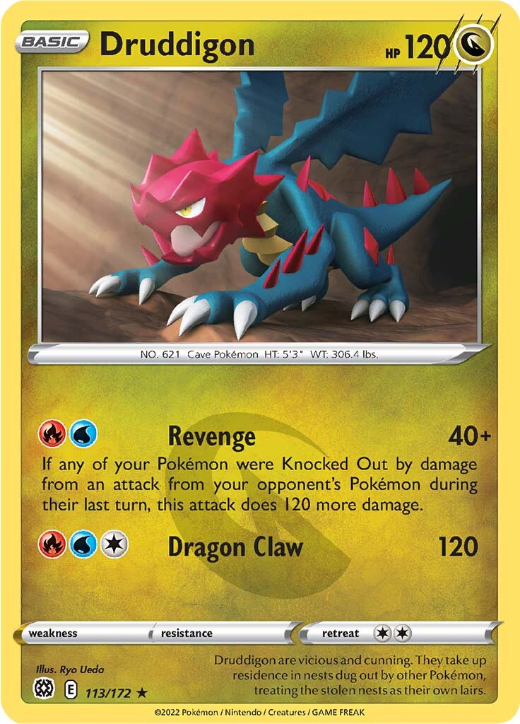 Druddigon (113/172) [Sword & Shield: Brilliant Stars] - Duel Kingdom