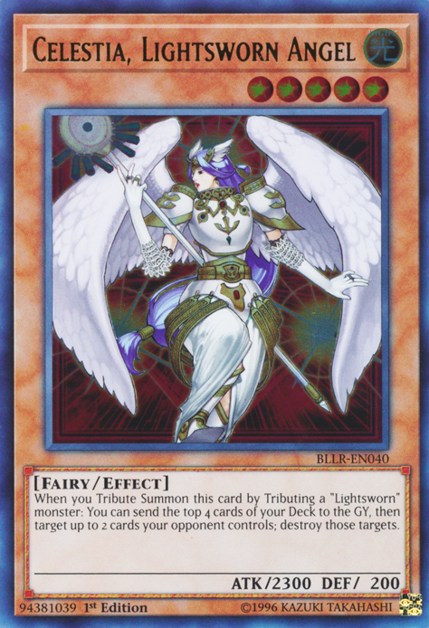 Celestia, Lightsworn Angel [BLLR-EN040] Ultra Rare - Duel Kingdom