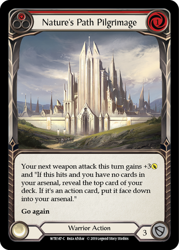 Nature's Path Pilgrimage (Red) [WTR147-C] Alpha Print Rainbow Foil - Duel Kingdom