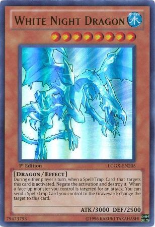 White Night Dragon [LCGX-EN205] Ultra Rare - Duel Kingdom