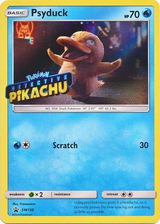 Psyduck Detective (Pikachu Stamped) (SM199) [Sun & Moon: Black Star Promos] - Duel Kingdom