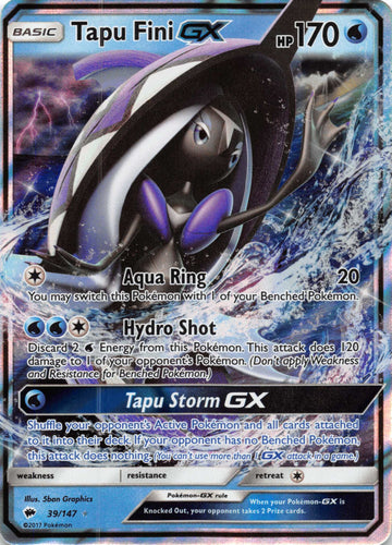 Tapu Fini GX (039/147) [Sun & Moon: Burning Shadows]