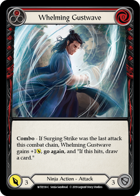 Whelming Gustwave (Red) [WTR110-C] Alpha Print Normal - Duel Kingdom