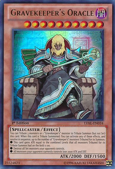 Gravekeeper's Oracle [LVAL-EN034] Ultra Rare - Duel Kingdom