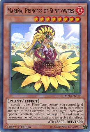 Mariña, Princess of Sunflowers [MP14-EN157] Super Rare - Duel Kingdom
