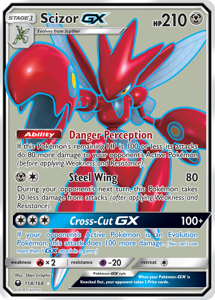 Scizor GX (158/168) [Sun & Moon: Celestial Storm] - Duel Kingdom