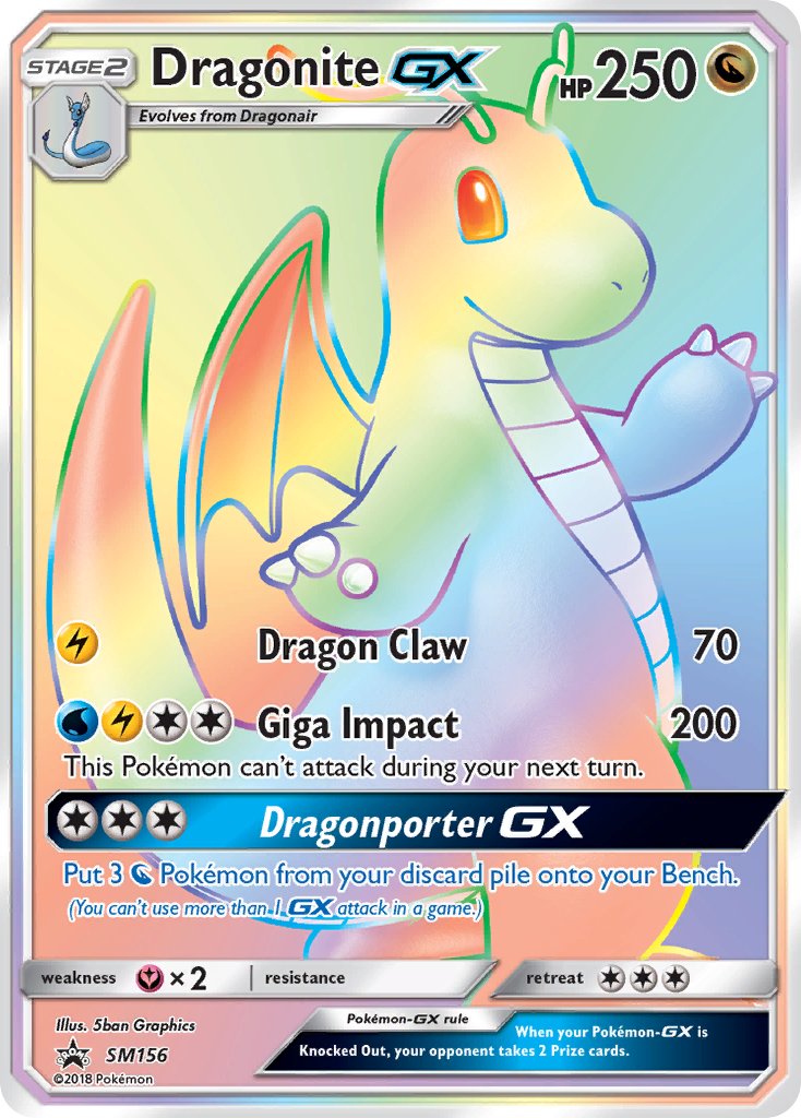 Dragonite GX (SM156) [Sun & Moon: Black Star Promos] - Duel Kingdom