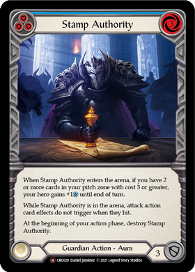 Stamp Authority [CRU028] Unlimited Normal - Duel Kingdom