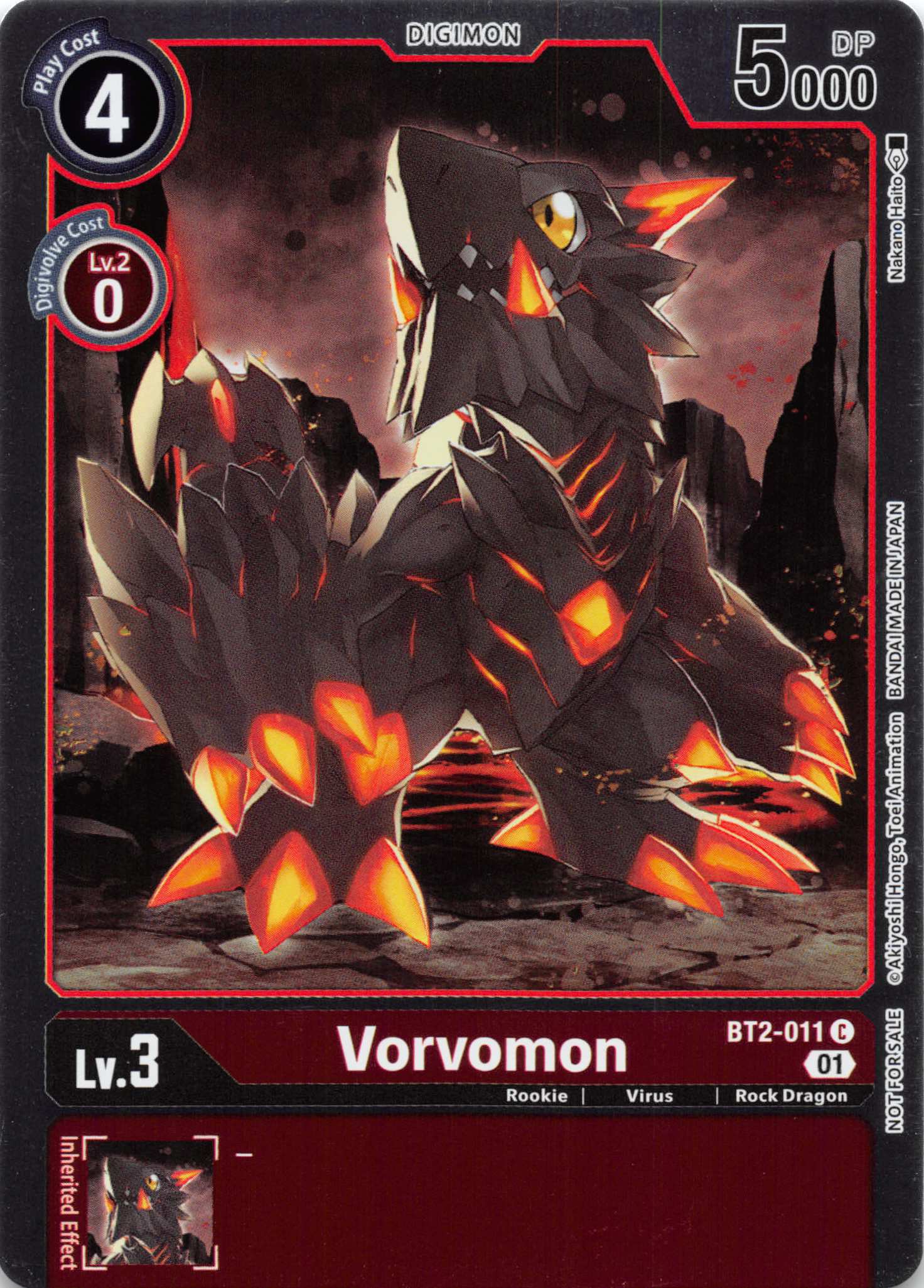 Vorvomon (ST-11 Special Entry Pack) [BT2-011] [Release Special Booster] Foil