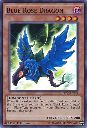Blue Rose Dragon [LC5D-EN093] Super Rare - Duel Kingdom