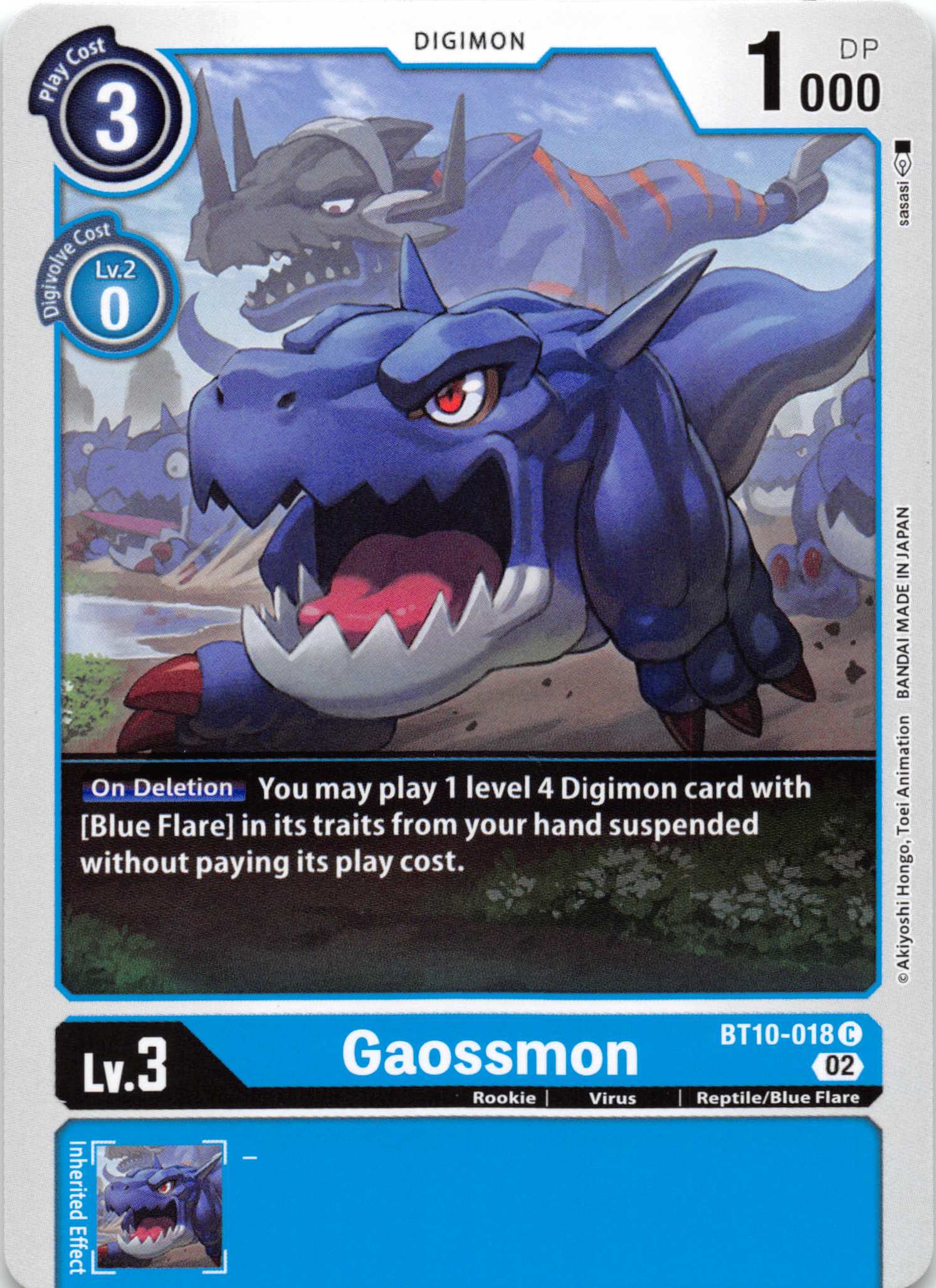 Gaossmon [BT10-018] [Xros Encounter] Normal