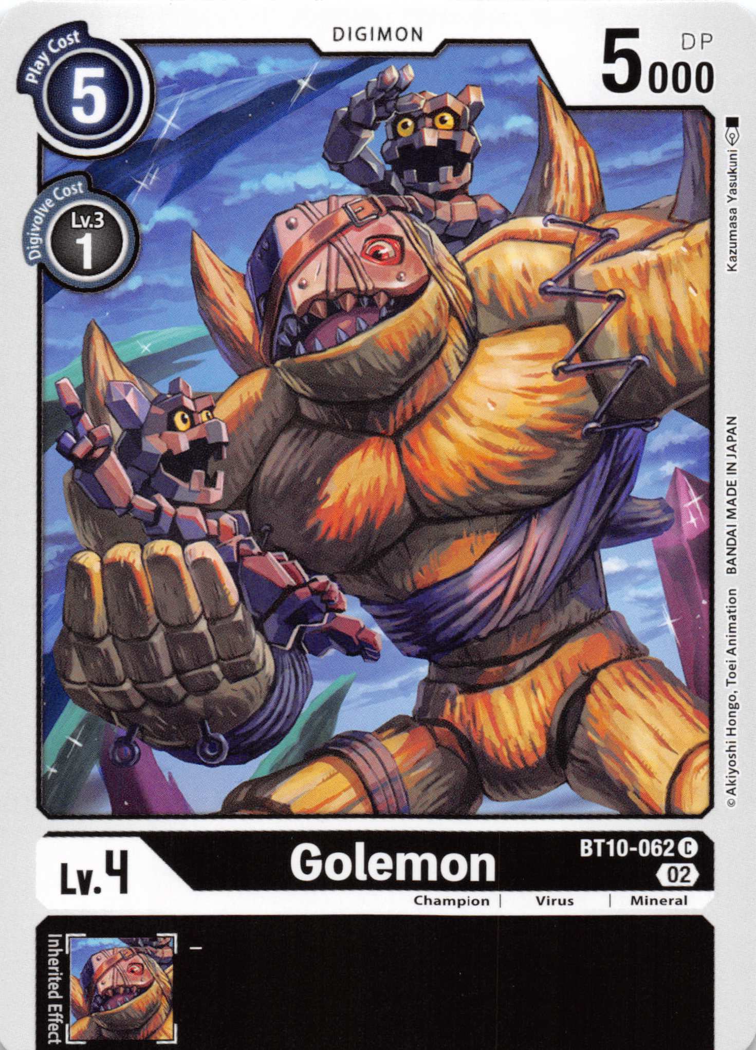 Golemon [BT10-062] [Xros Encounter] Normal