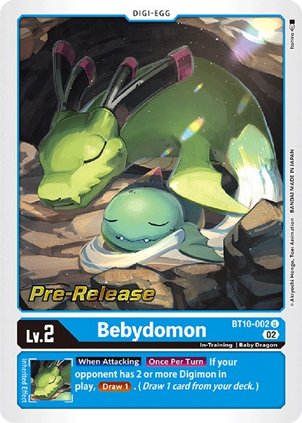 Bebydomon [BT10-002] [Xros Encounter Pre-Release Cards] Foil