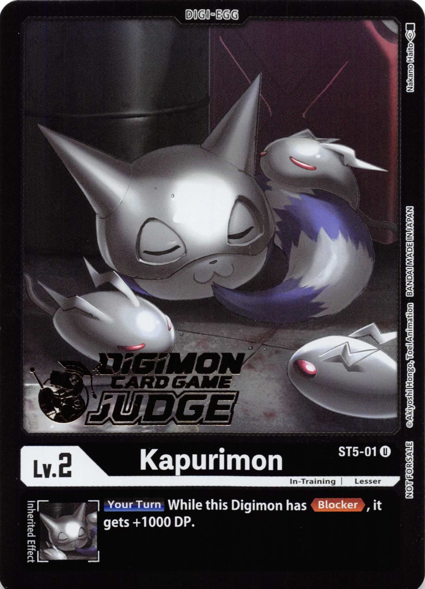 Kapurimon (Judge Pack 2) [ST5-01] [Starter Deck 05: Machine Black] Foil