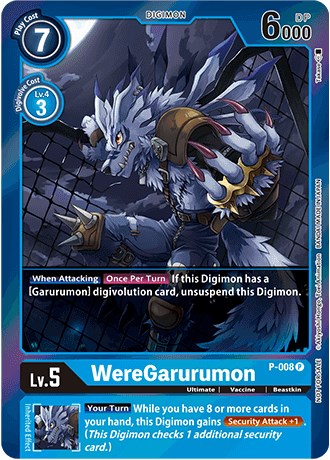 WereGarurumon (Gift Box 2022) [P-008] [Digimon Promotion Cards] Foil