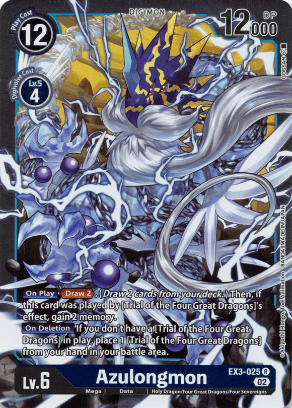 Azulongmon [EX3-025] [Draconic Roar] Foil