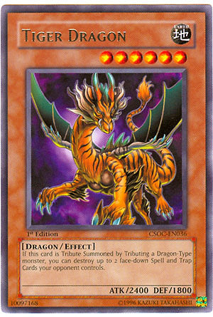Tiger Dragon [CSOC-EN036] Rare - Duel Kingdom