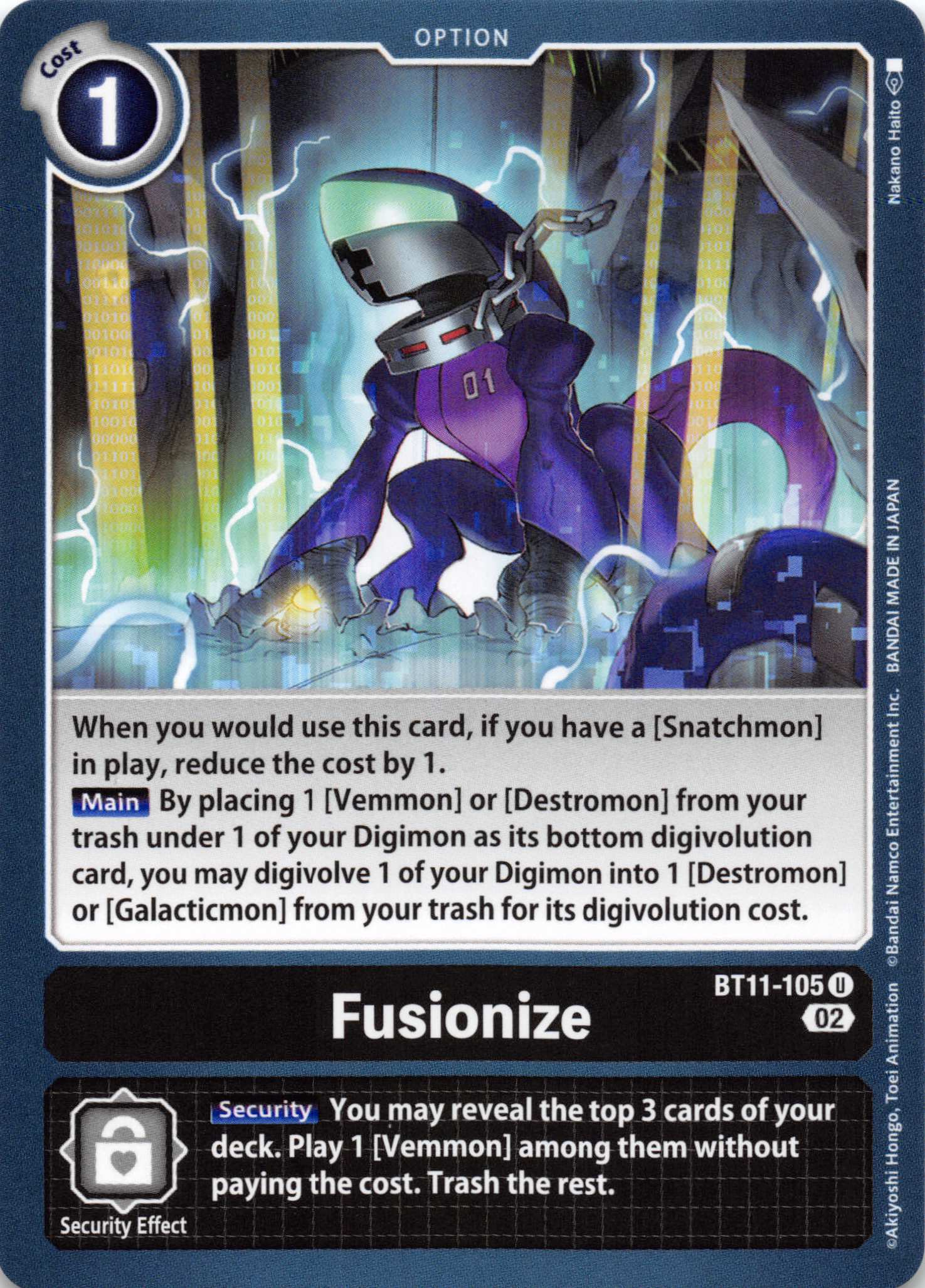 Fusionize [BT11-105] [Dimensional Phase] Foil