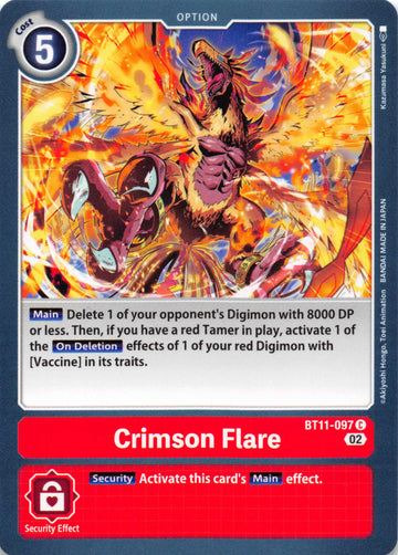 Crimson Flare [BT11-097] [Dimensional Phase] Normal