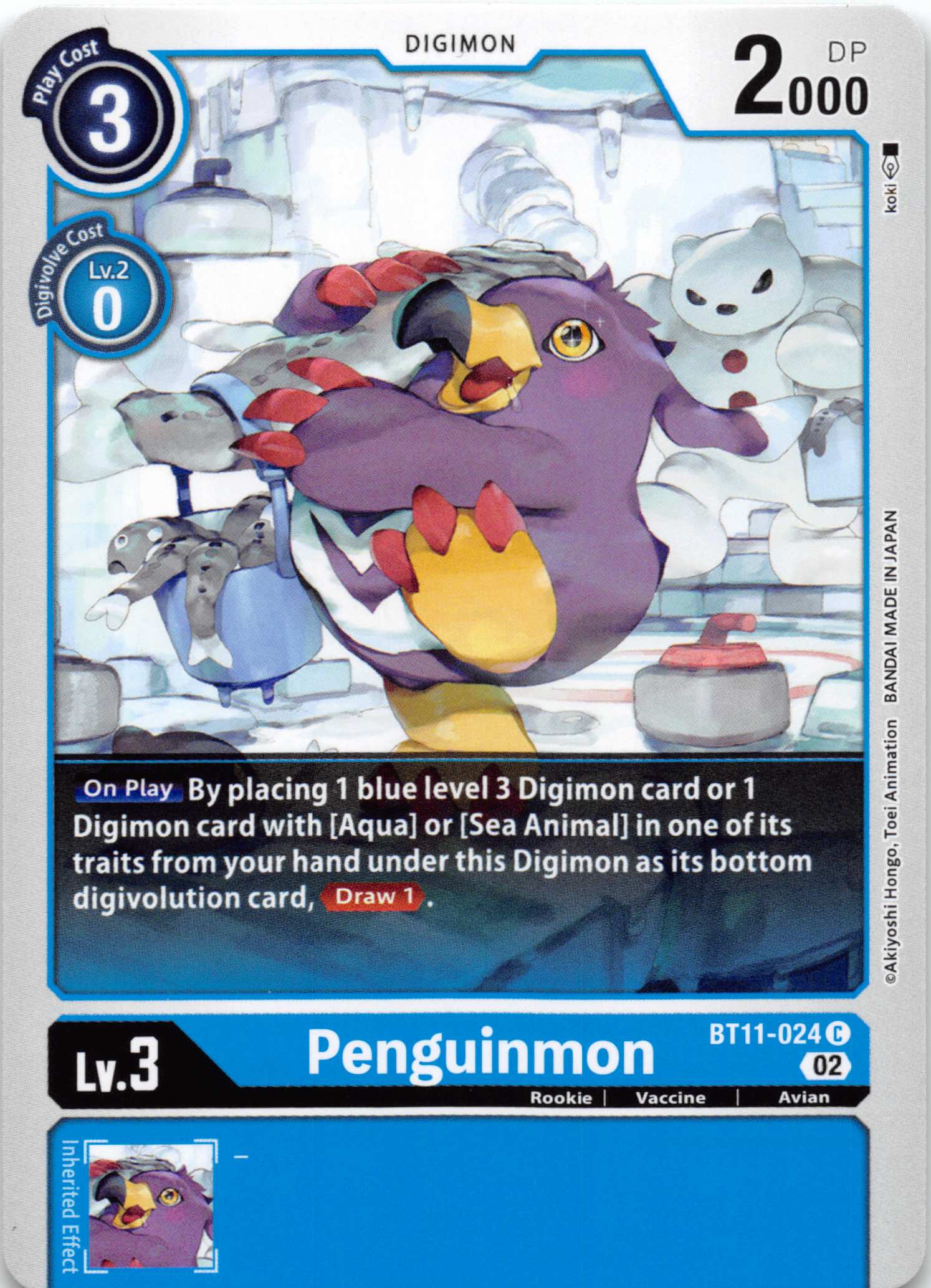 Penguinmon [BT11-024] [Dimensional Phase] Foil