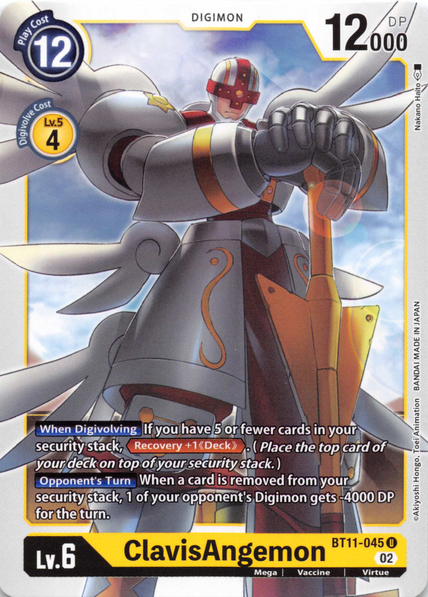 ClavisAngemon [BT11-045] [Dimensional Phase] Foil