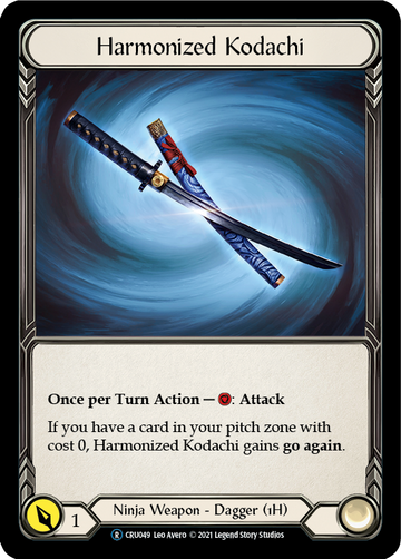 Harmonized Kodachi (Rainbow Foil) [CRU049-RF] Unlimited Rainbow Foil - Duel Kingdom