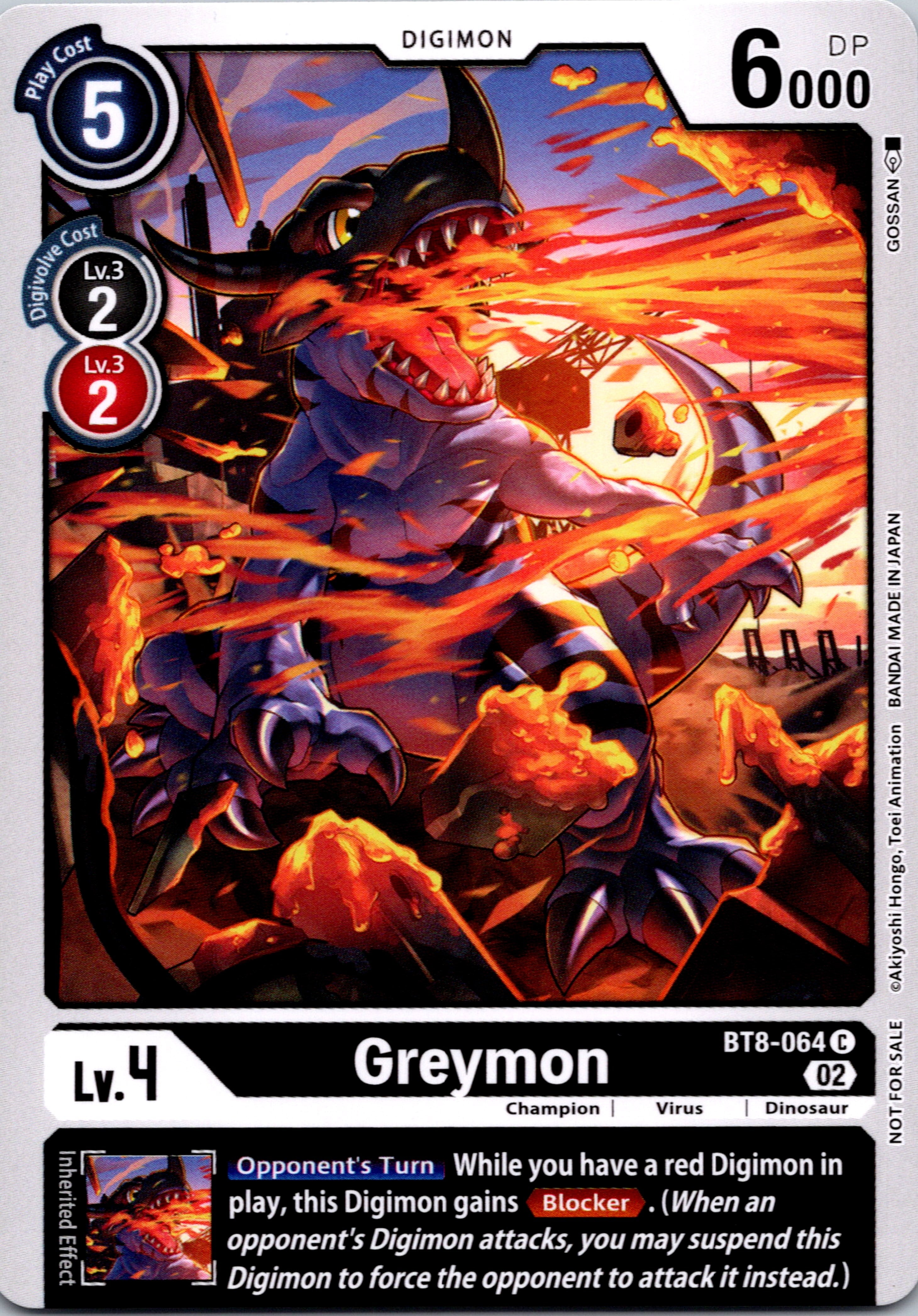 Greymon (Winner Pack Dimensional Phase) [BT8-064] [New Awakening] Normal